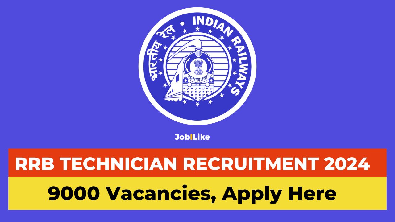 Railway Technician Recruitment 2024, RRB Technician Recruitment 2024